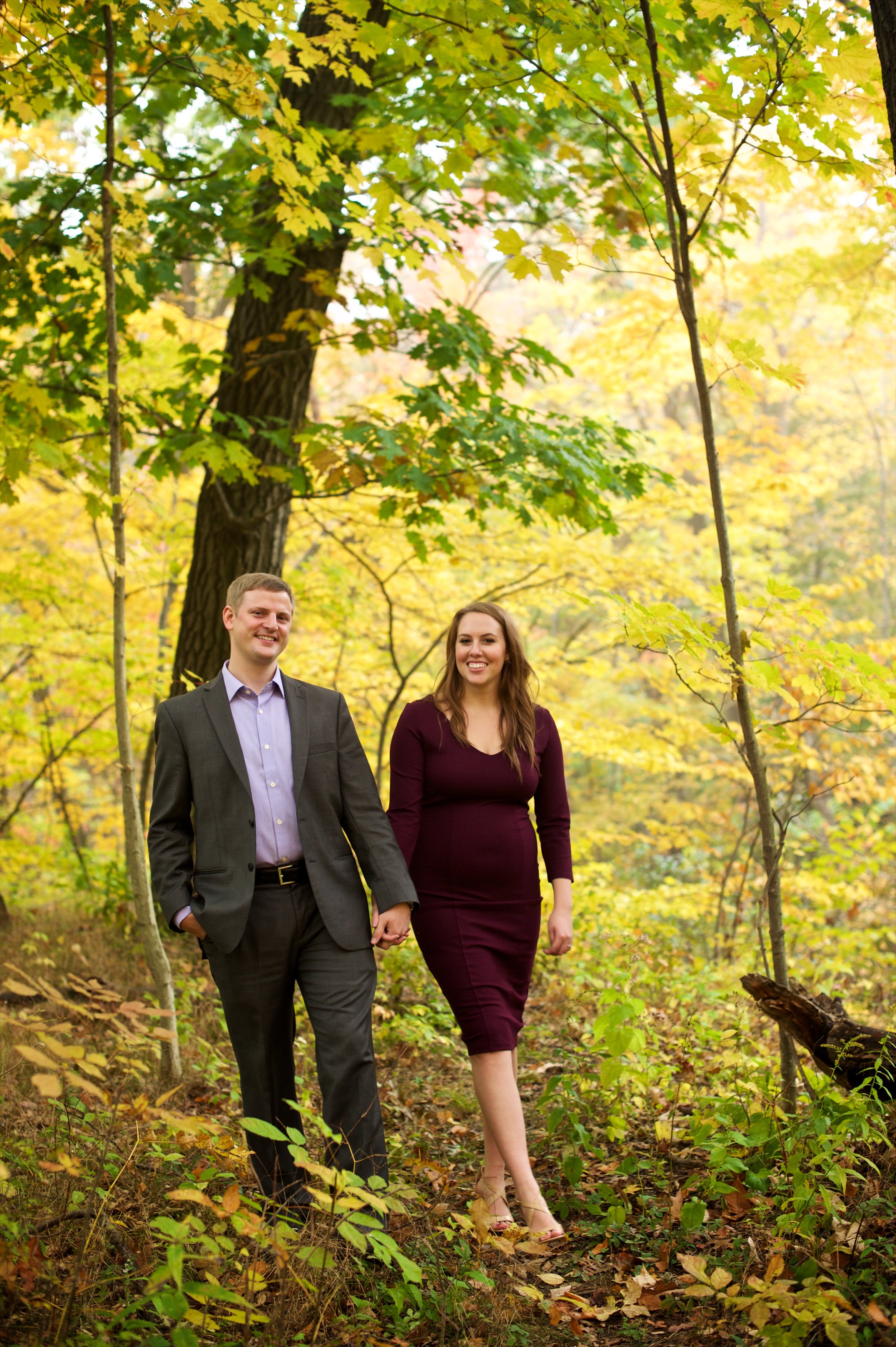 We couldn't be more happy with our gorgeous engagement photos by Beale and Wittig! These are perfect fall engagement photos with the fall colors looking so beautiful. Check them out for some engagement photo ideas! 