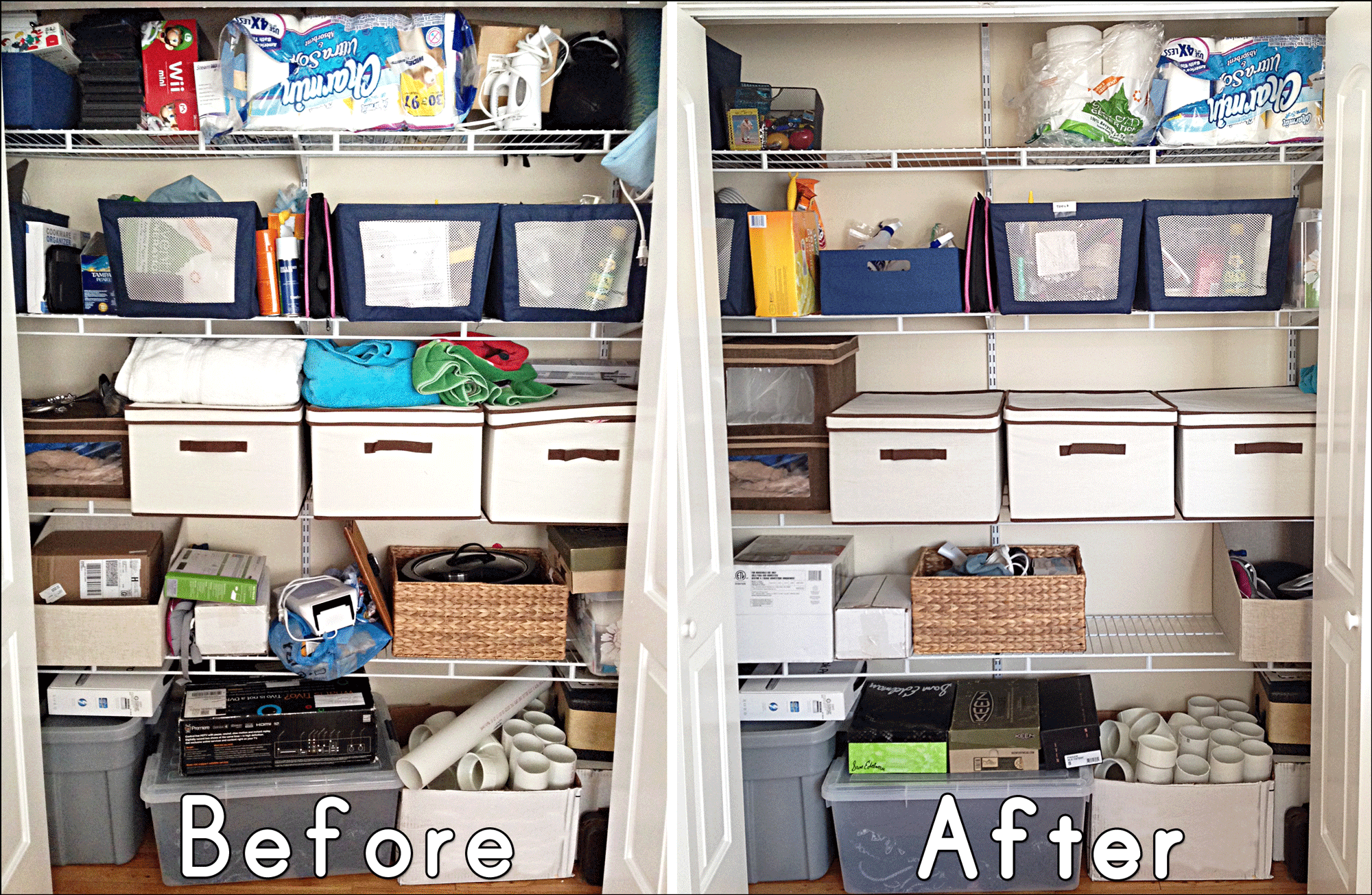 Before-and-after-closet