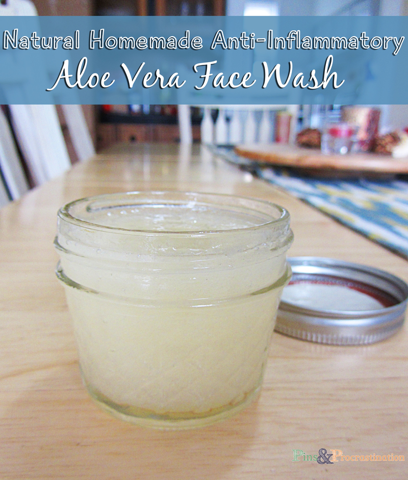 Natural Homemade Anti Inflammatory Aloe Vera Face Wash