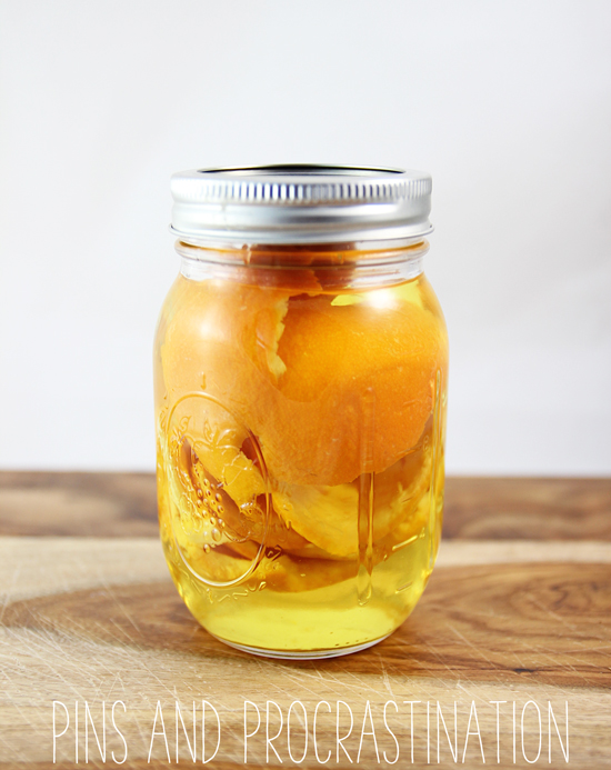 Homemade Citrus Vinegar Cleaner (smells so good and WORKS!)
