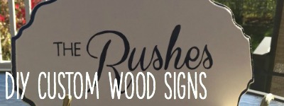 diy custom wood signs