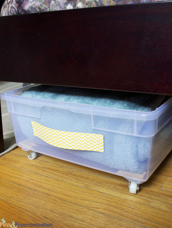 How to Make Wheel-y Easy Under-the-Bed Storage Baskets