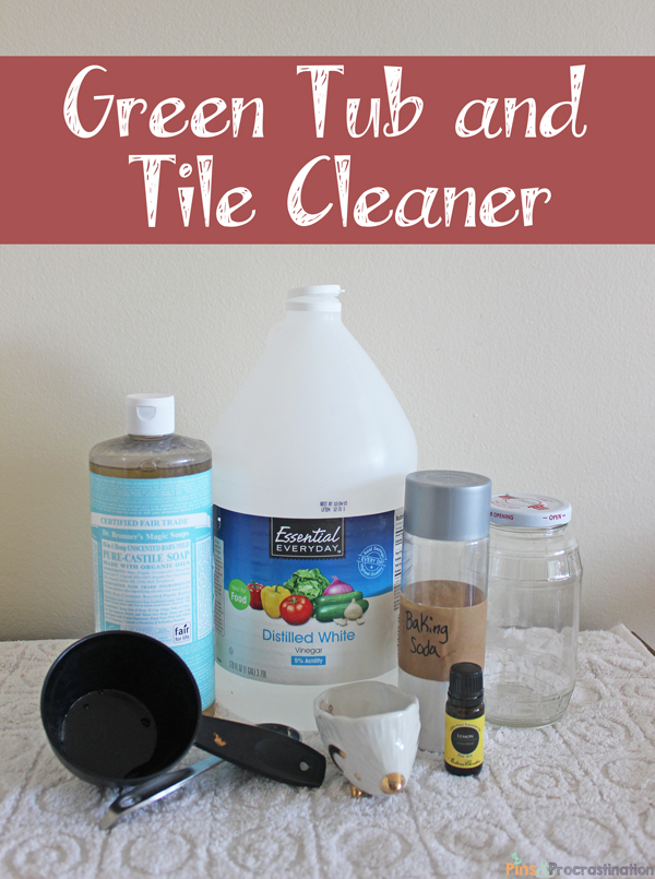 Green Bathroom Cleaners Tub and Tile Cleaner