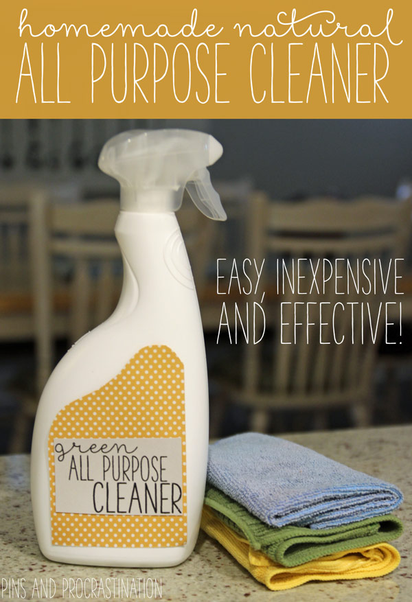 All purpose cleaners are a staple- they're such an important cleaner to have around the house. But they can be so expensive, not to mention toxic! This homemade all purpose cleaner only costs 50 cents to make and is all natural. 