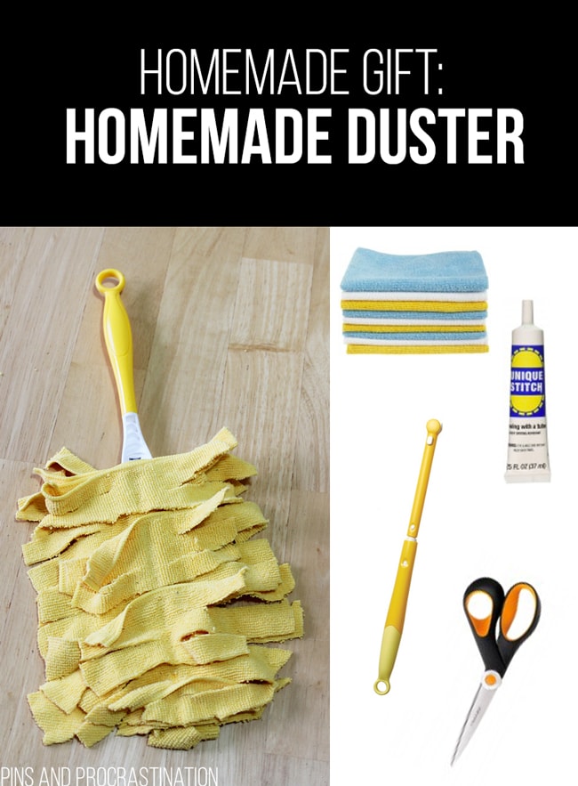 Picking out gifts can be so difficult. That's why I love homemade gifts- they're easy to customize and they feel so personal, and they save you money! So it's really a win-win. This list of homemade gift ideas is perfect! This homemade duster is a perfect gift.