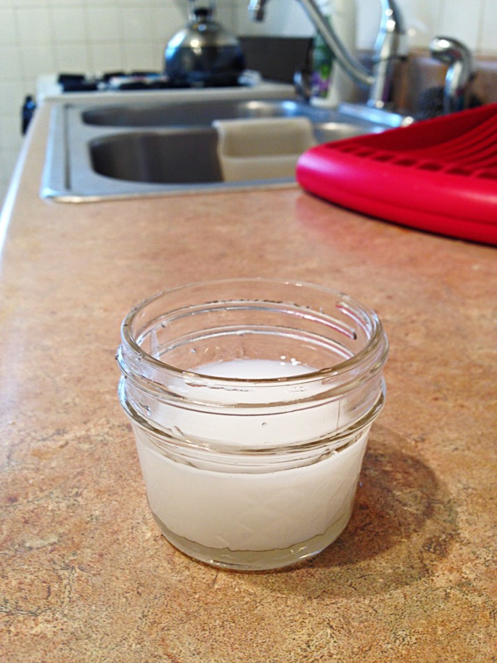 Homemade coconut lavender moisturizing face exfoliator/ scrub