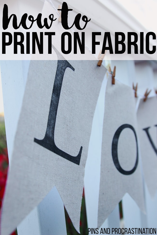 This blogger makes this craft seem so easy! I didn't realize how simple it was to print on fabric. It removes the mess and potential error from using stencils, and you have so much more flexibility in what you can make. It's perfect for wedding decorations, awesome DIY wall art, amazing printed photos, or for adding simple patterns to fabric to sew. Definitely going to use this easy craft tutorial! 