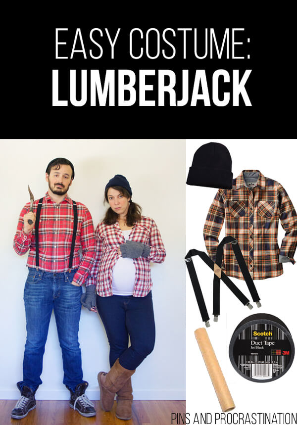 Easy Last Minute DIY Halloween Costume: Lumberjack