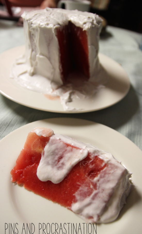 Paleo Watermelon Cake (Only 3 Ingredients, and no sweeteners!)