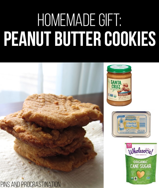 Picking out gifts can be so difficult. That's why I love homemade gifts- they're easy to customize and they feel so personal, and they save you money! So it's really a win-win. This list of homemade gift ideas is perfect! These homemade peanut butter cookies are a perfect gift.
