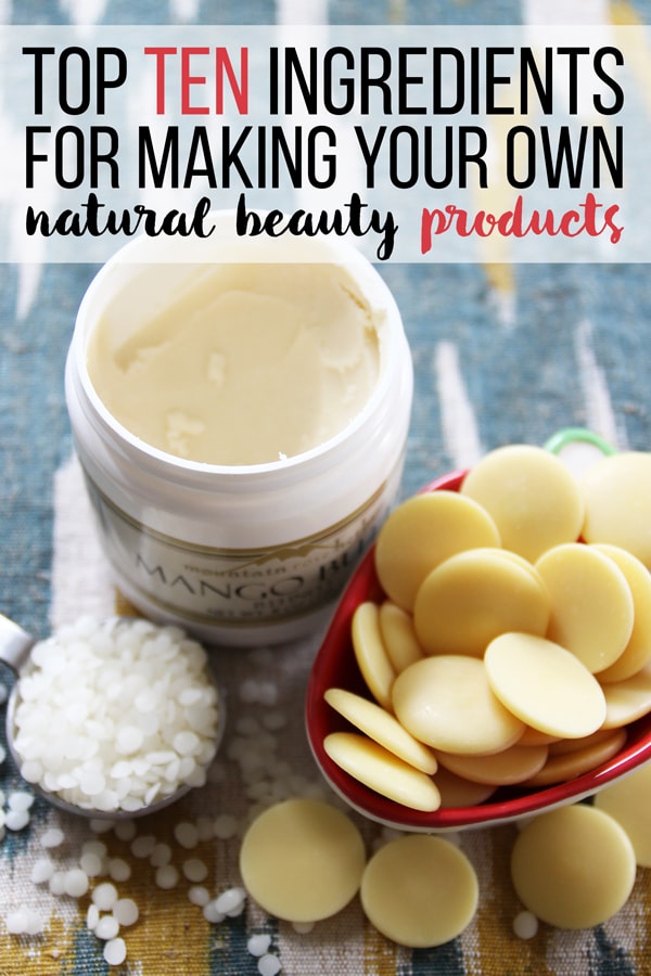 If you want to make your own homemade natural beauty products to live a healthier and more natural lifestyle- these ten ingredients are all must haves! They're all healthy, natural, and do great things for your skin and hair. Who knew these ingredients were all amazing for natural skincare? I was surprised by number 8!