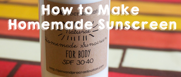 Sunscreen is so important, but so many of them contain ingredients that I don't want to use on myself. Things ranging from artificial fragrances that make me itchy to endocrine disruptors! So this all natural homemade sunscreen is a perfect solution. It actually moisturizes and nourishes your skin while you use it! It's easy to make- it's really a no brainer.